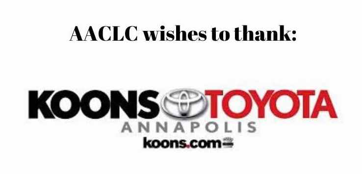 Post image for Thank you, Koons Toyota Annapolis!