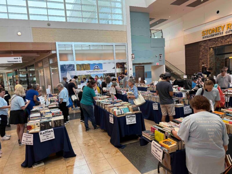 Volunteers at the AACLC Book Fair